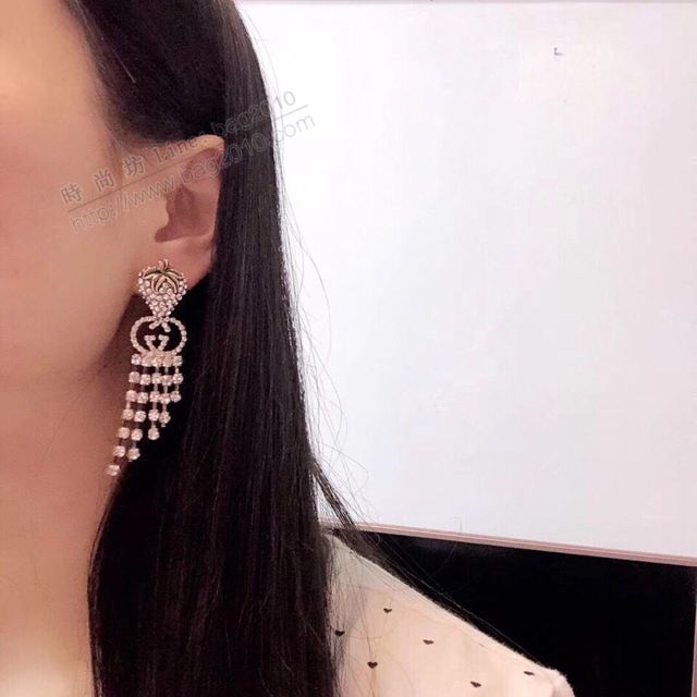 GUCCi飾品 古馳熱銷款耳釘 最新限定草莓系列 Gucci耳飾耳環  zgbq1155